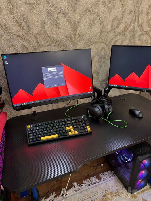 Игровой сетап i5-14600KF / RTX 3060 Ti / 2 монитора 240 и 165 Гц