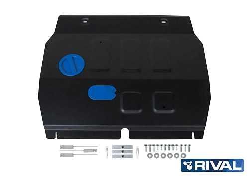 Защита картера + КПП + комплект крепежа, Rival, Chevrolet Onix