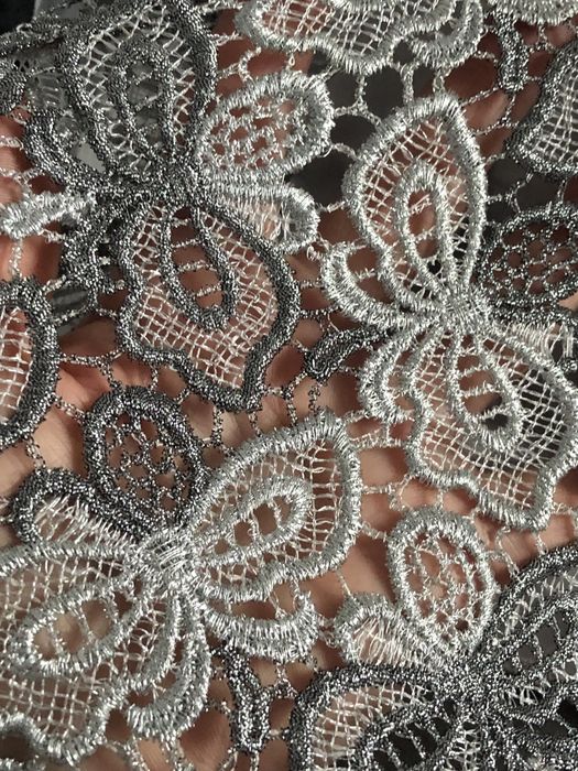 Rochie eleganta gri-argintiu