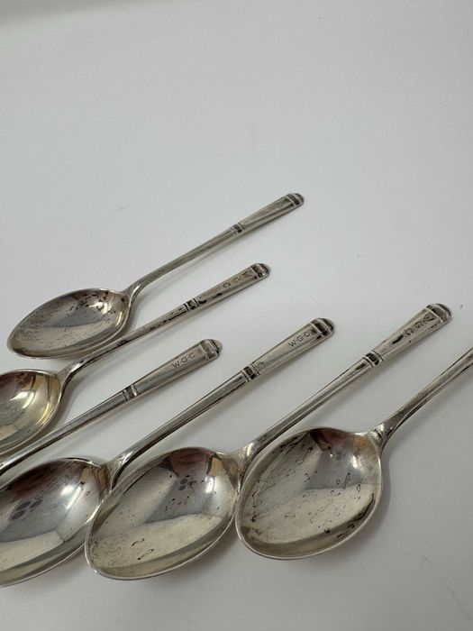 Set lingurițe din argint marcat – Anglia – 70,89 g