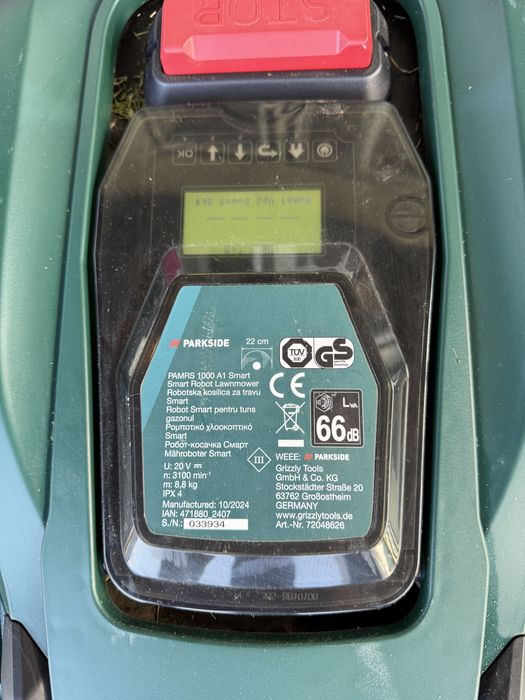 Vand Robot tuns gazonul Parkside 20V Smart PAMRS 1000 A1 WiFi Aplicati