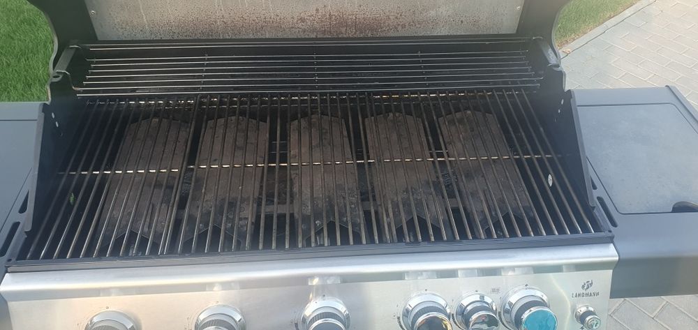 Gratar pe gaz cu 5.1 arzatoare Grill Chef Landmann 05855 grile din inox, sear burner