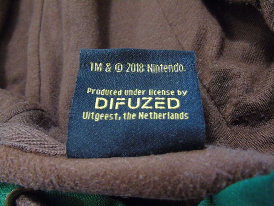 Hanorac cu gluga Zelda Oficial Nintendo 2018/Marimea M