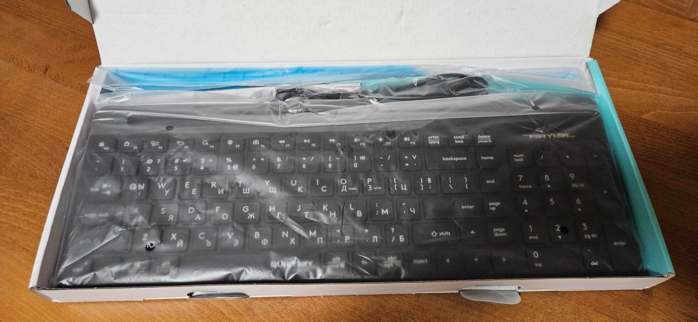 Клавиатура A4tech Fstyler FK25, БДС, черна