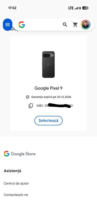 Google Pixel 9 impecabil
