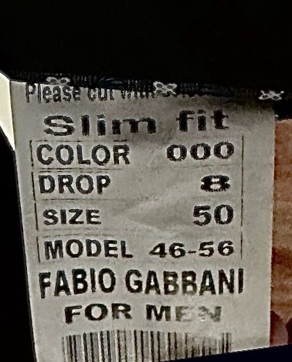 Костюм классика черный