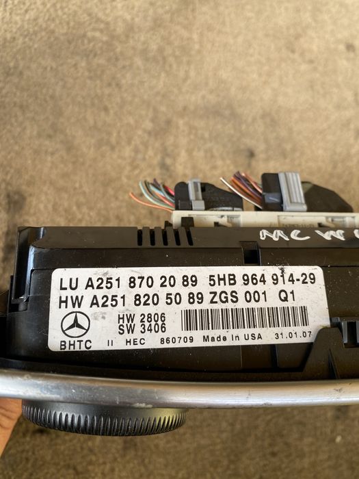 Afisaj Climatronic Mercedes ML W164 Pret 300 lei