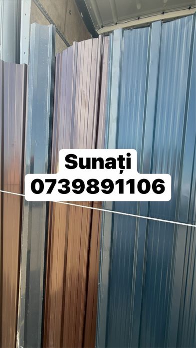Tabla cutata maro gri zincata mat gri