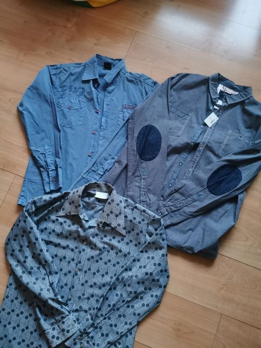 Нови мъжки ризи, размери M, L