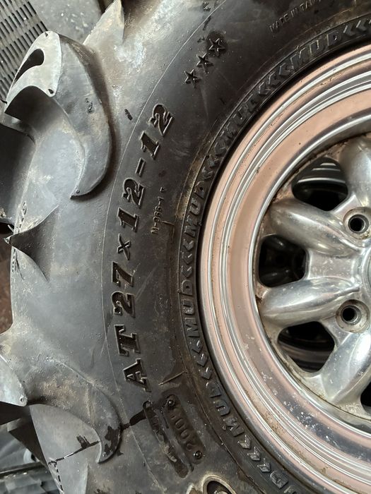 Jante atv r12 MAXXIS si anvelope, cauciucuri MAXXIS MUDZILLA