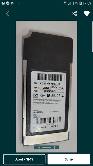 Vând Modul Cam Tivusat Hd și receiver Gt Media X8 combo cu soft digi