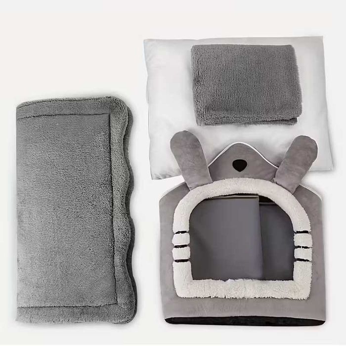 Мека къща за домашни любимци с мека възглавница, кучета, котки размери