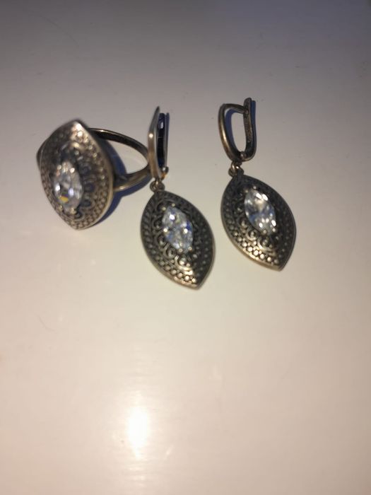 Серебряный набор украшений