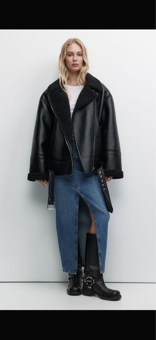 Новая дубленка авиатор