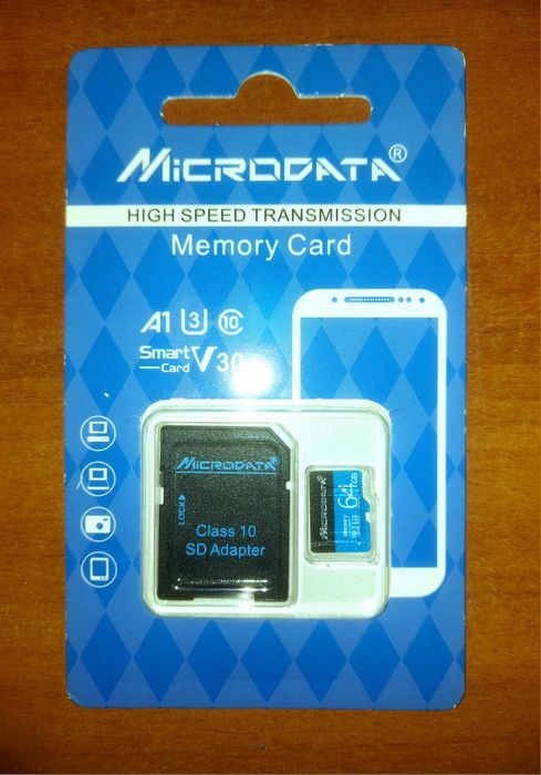 Продам флешку micro sd 64гб новая