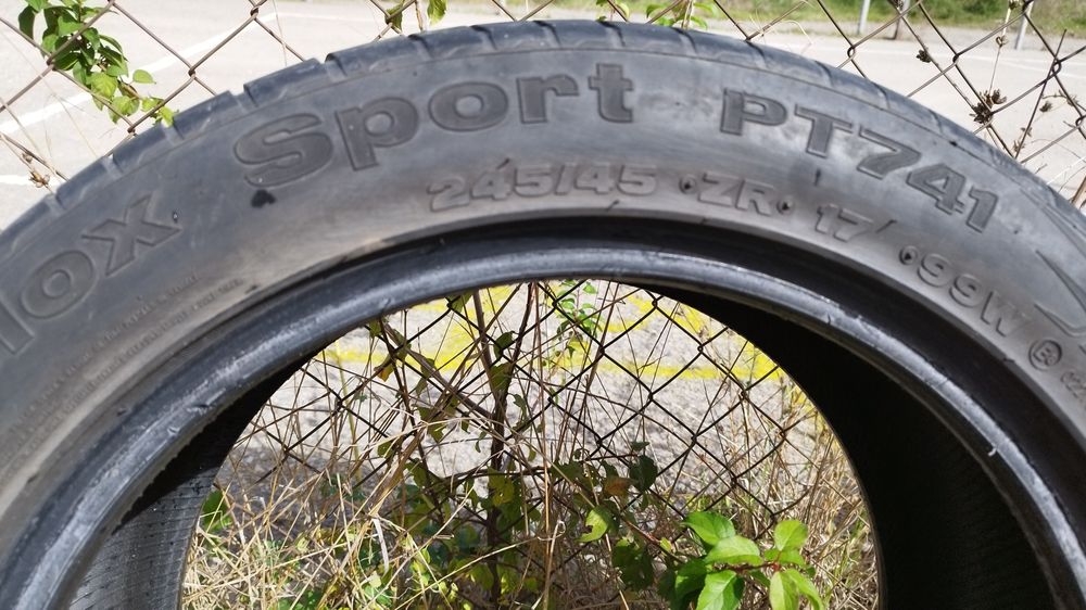 Летни гуми PETLAS 245/45/17,както и гуми 16-ки по 1 бр.лятна и зимна!