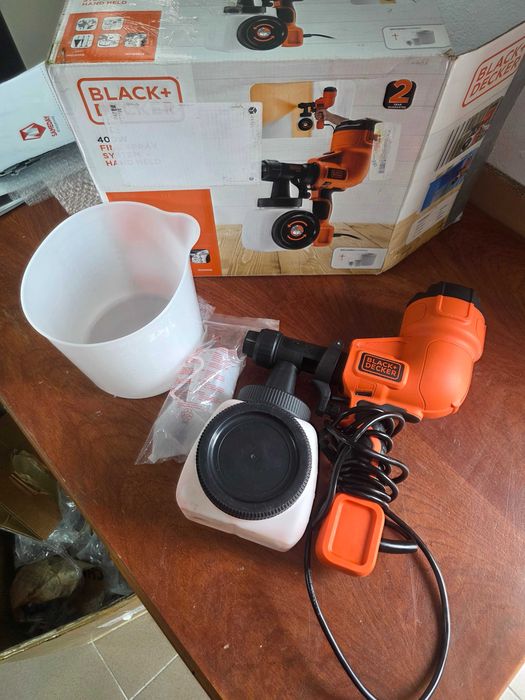 Pistol Pulverizare Fina Black+Decker HVLP200 400W 1200ml