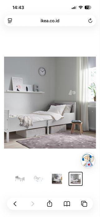 Детская кровать IKEA