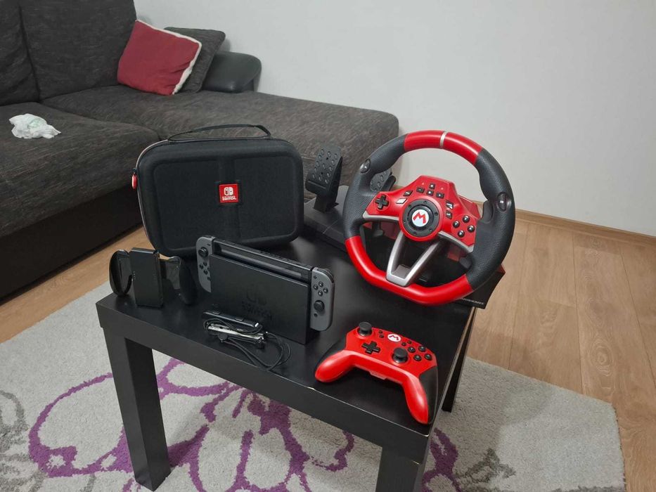 Nintendo switch v2 grey extra full - se poate moda