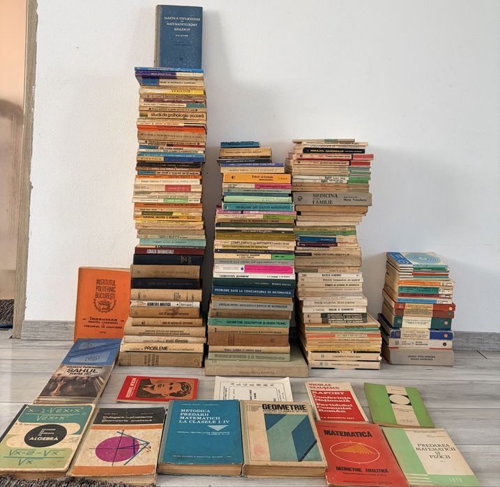 Lot cărți Vintage: Matematică, Pedagogie, Psihologie