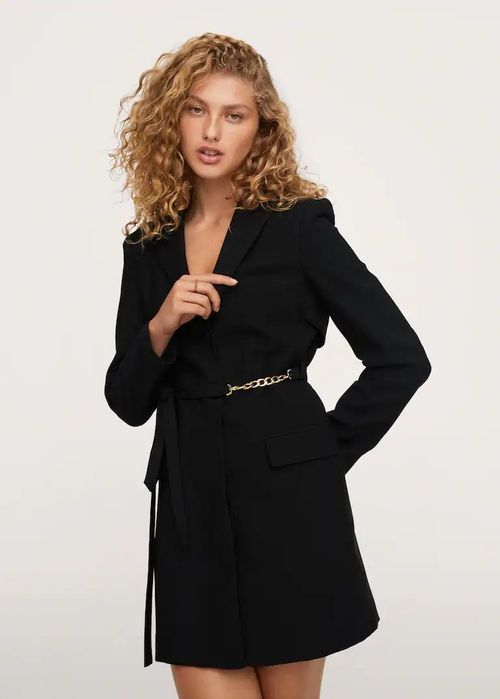 Rochie neagra office Mango