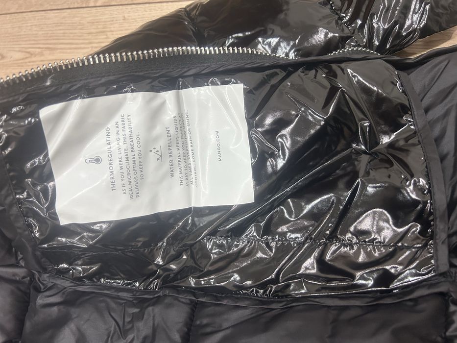 Куртка черная демисезонная Mango