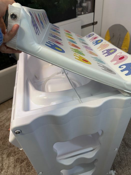 Masa Mappy Smart 2 in 1, pentru infasat bebelusi, cu cadita inclusa