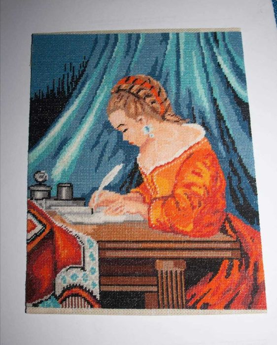 Goblen Peisaj de iarnă, Reflexie și Fata care scrie