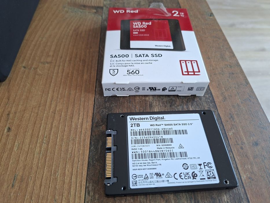 Solid State Drive (SSD) Western Digital Red , SA500, 2TB, SATA