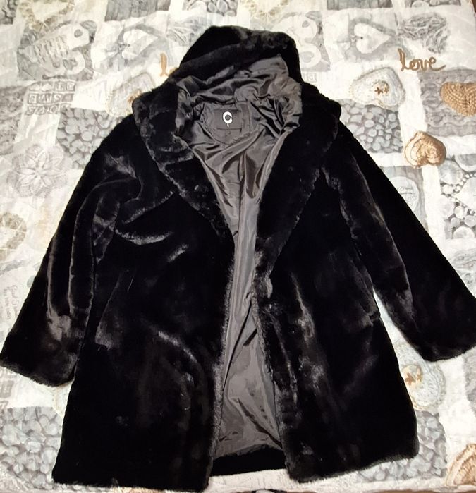 Дамско палто от мек плат