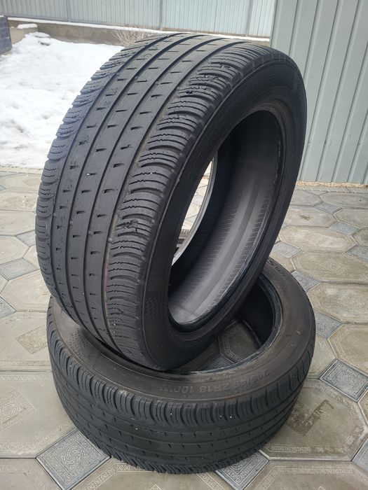 Резина в паре  на  245/45/18 KUMHO в хорошом состояние