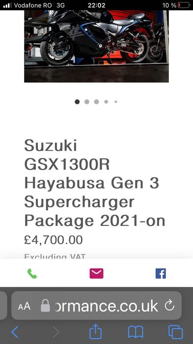 Hayabusa Gen 3 2022-400 Hp supercharger de excepție/exclusivista -Rară