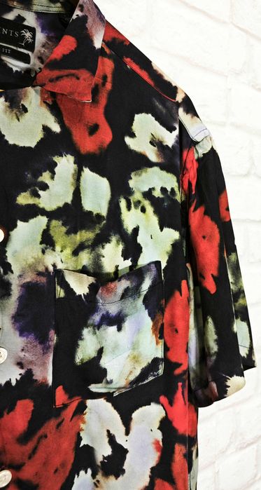 ALL SAINTS Relaxed fit Мъжка риза с къс ръкав размер L