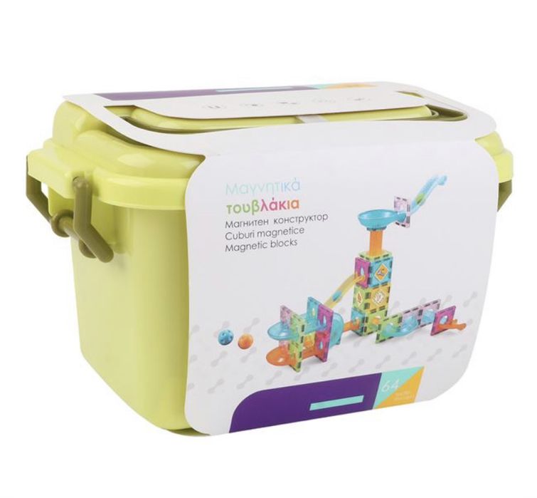 Магнитен конструктор 34/64/139/80 части ТУНЕЛ магнитни конструктори