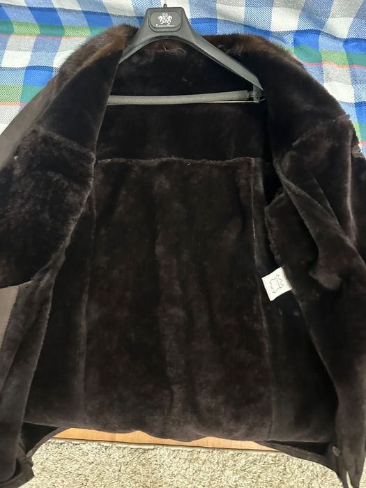 Натуральная норковая дубленка