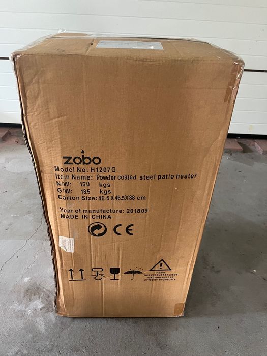 NOU: Incalzitor terasa gaz Zobo Putere 12,5W (ambalaj nedesfacut)