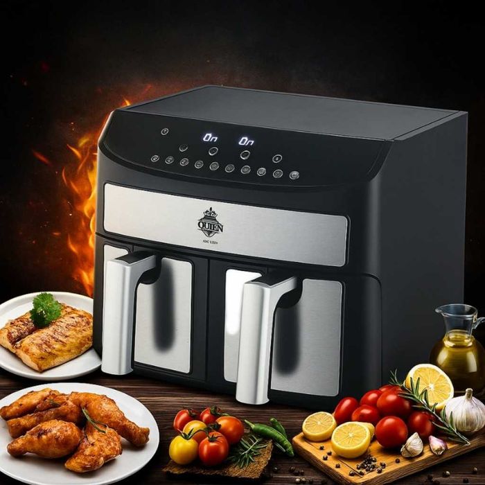 Двоен Air Fryer Queen KK-A02 - 7L, 2400W