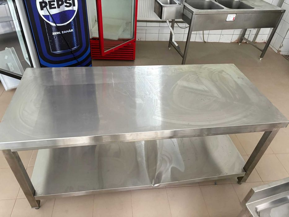 Oferta speciala - Frigider 2 usi inox / Spalator inox / Masa inox