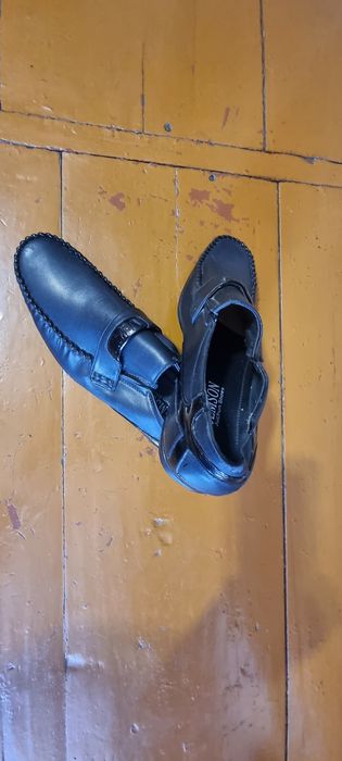 Туфли чёрный материал кожа на 60%