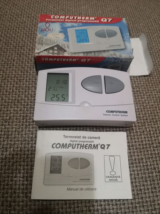 Termostat de ambient Computherm Q7 cu fir programabil
