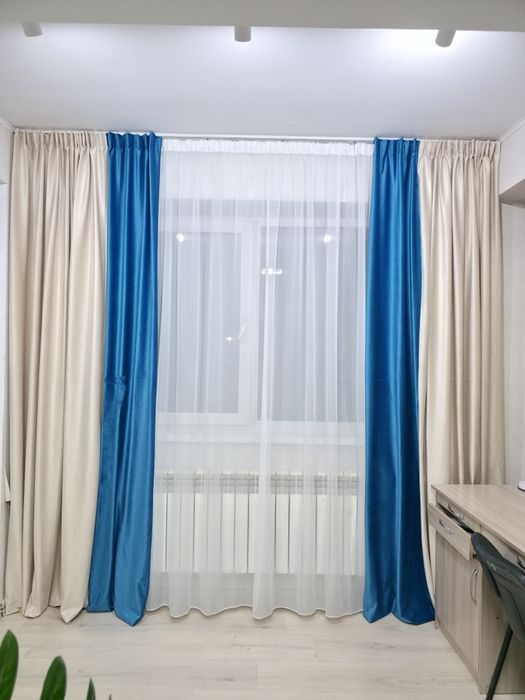 Готовые новые шторы и тюли