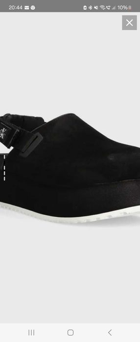 Vand saboti Calvin Klein jeans din piele intoarsa