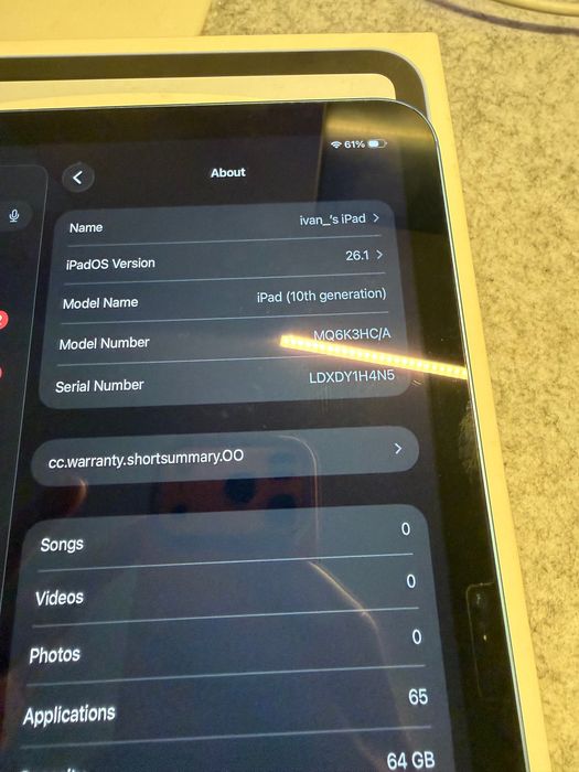 Ipad 10th - WiFi + Cellular