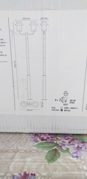 Stîlp iluminat grădină