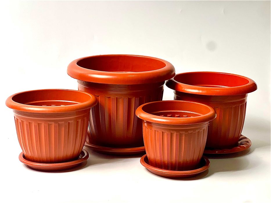 Цветочный горшок круглый — 2, 3, 5, 7, 12, 20, 30, 50 литров