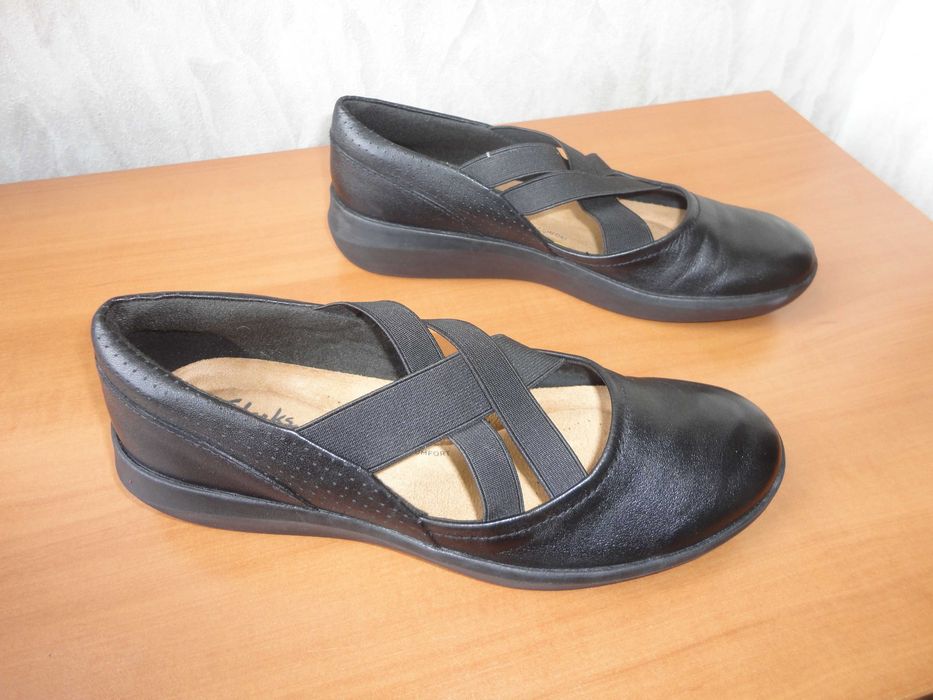 N37,5 Clarks/естествена кожа/дамски обувки