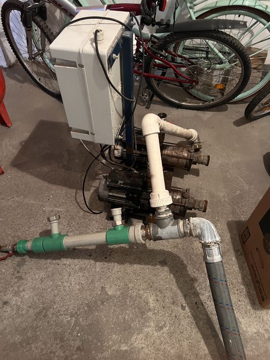 Statie pompare apa. Instalatie apa cu pompe si panou automatizare