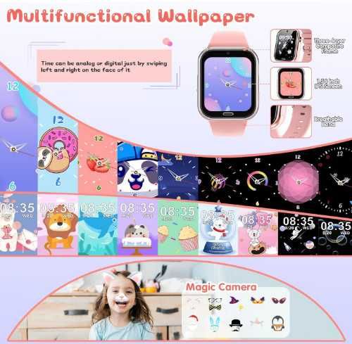 Детски смарт часовник с поддържка на SIM карта и телефонни разговори