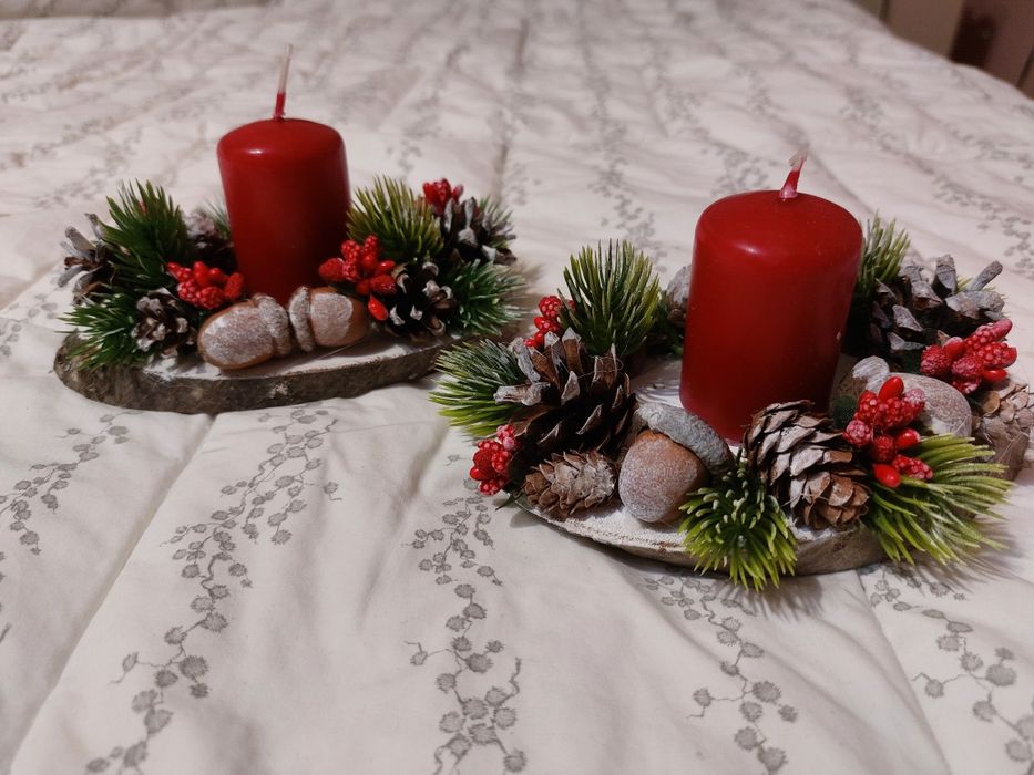 Коледни свещници