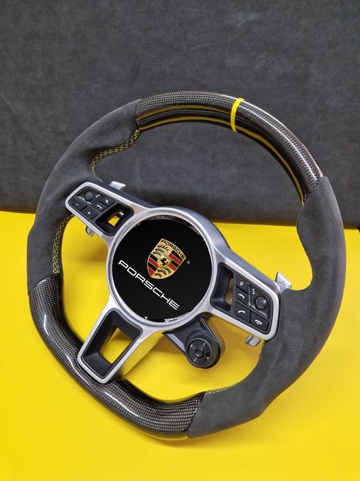 Volan Porsche carbon alcantara custom